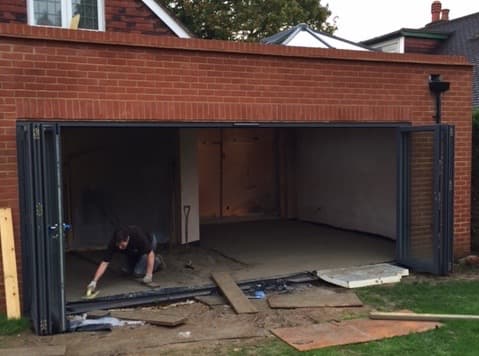 Finished home extension with the Cooper Homes team on site