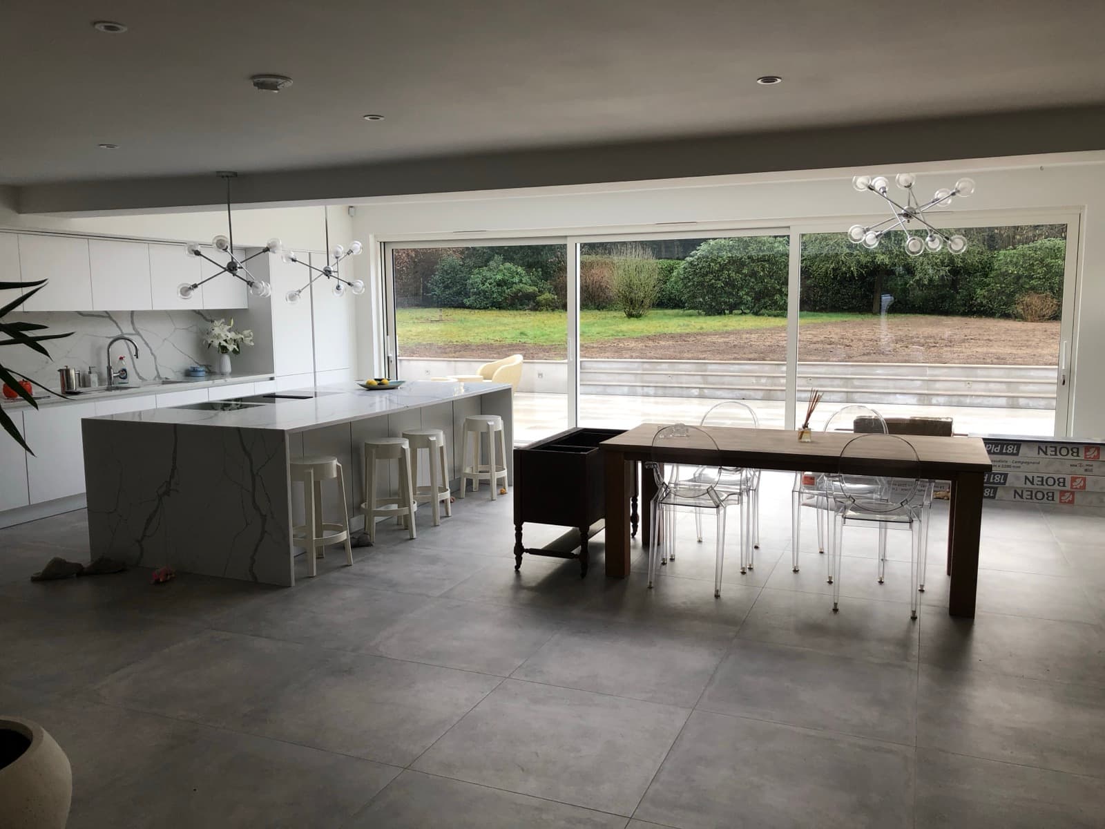 Newly fitted kitchen inside a Cooper Homes extension